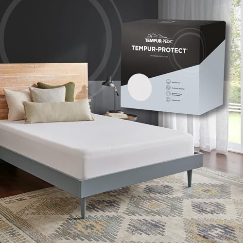 Tempur-Pedic Waterproof Mattress Protector Twin XL White 1