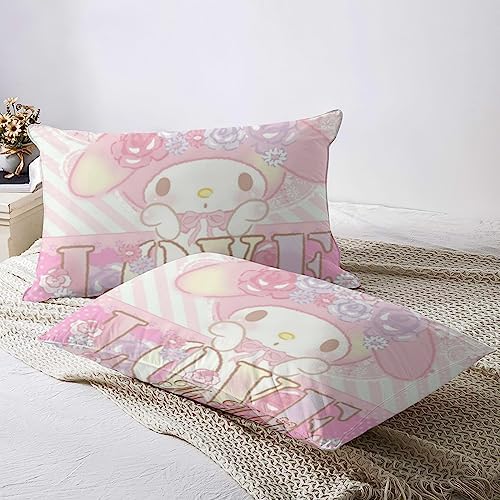 Pink Love 3-Piece Melody Bedding Set
