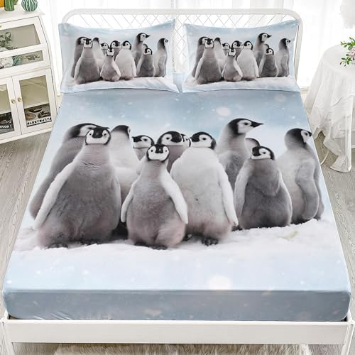 Smell Sunshine Penguin Sheets Set 4Pcs for Kids