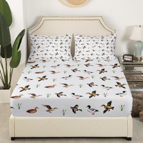 Feelyou Kids Duck Fitted Sheet Set