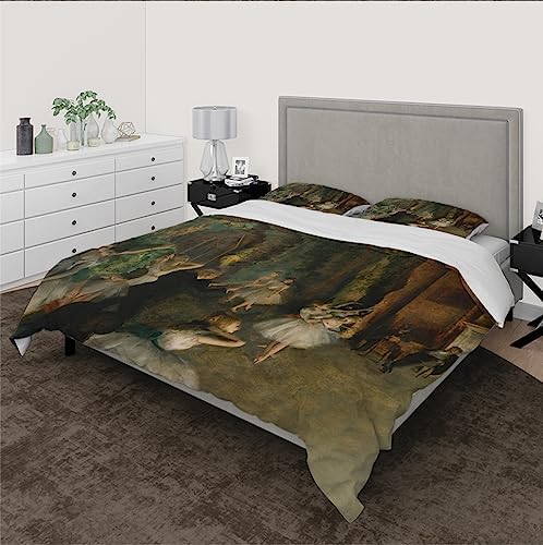 HOBBOY Retro Degas Art Duvet Cover Set 3pc