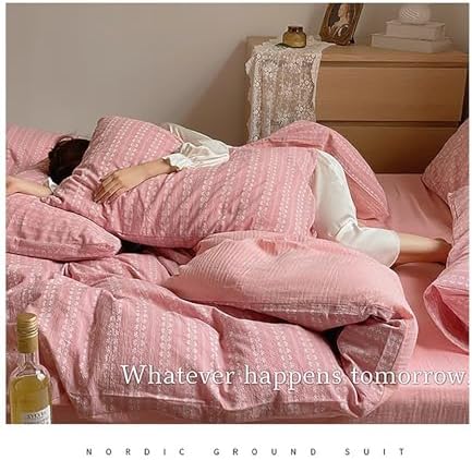 Ultra-Soft 100 Cotton Sheet Set 4-Piece Twin XL Pink