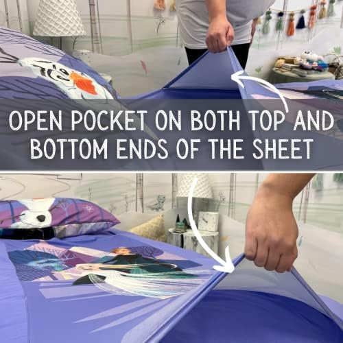 Franco Disneys Frozen Kids Bedding Snuggle Sheet Set Twin