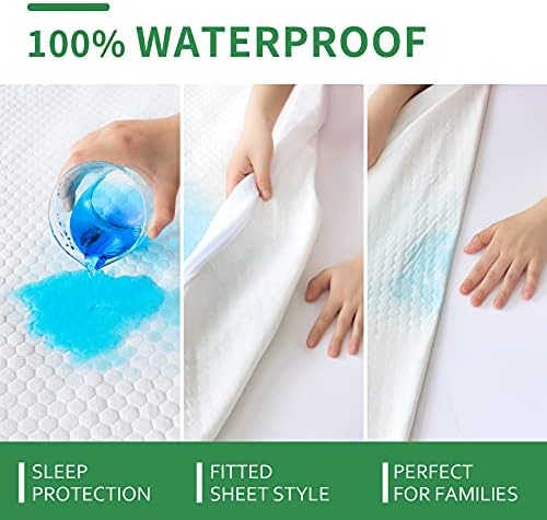 Moonsea Waterproof Cooling Mattress Protector for Kids