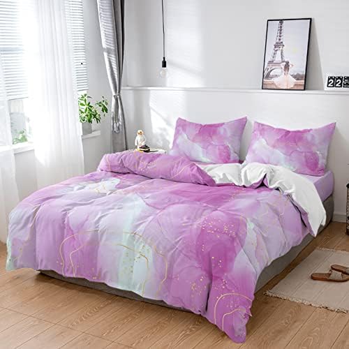 LooPoP 4PCS California King Duvet Cover Set 1