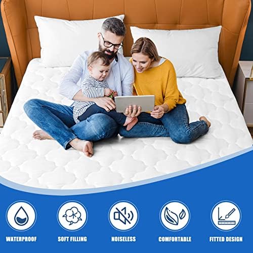 JamRest Waterproof Mattress Protector Twin XL 6-21 Deep Pocket