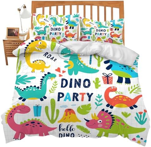 Cute Dinosaur Comforter Set - 104x90
