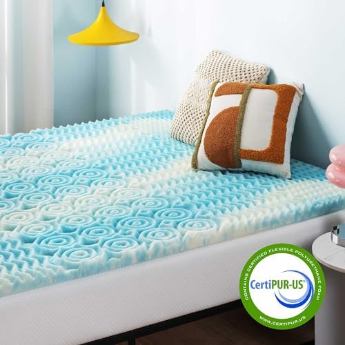 Best Price Mattress Topper 2 Inch 5-Zone Gel