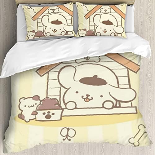 DIEZ Kawaii Printed Twin Duvet Cover Set