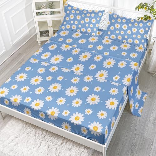 Smell Sunshine Kids Daisy Sheet Set 4Pcs Twin