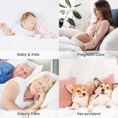 Waterproof Mattress Protector with Elastic Straps - Queen Size