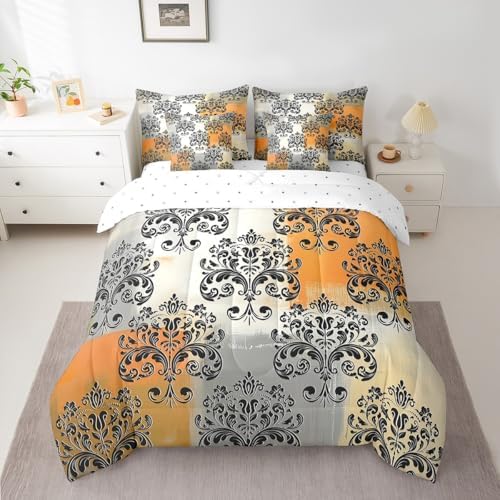 Erosebridal Abstract Art Bedding Set Twin Size 7 Pieces