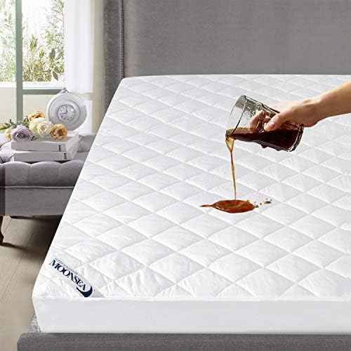 Moonsea Queen Mattress Toppers Waterproof Absorbent
