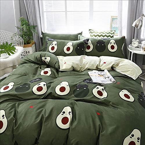 Erosebridal Avocado Duvet Cover Set Twin Size 1