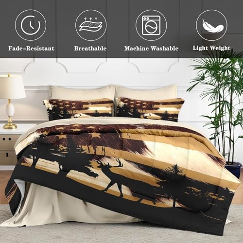 WeCozy 5 Pcs Twin Comforter Set with Pillowcase Sham