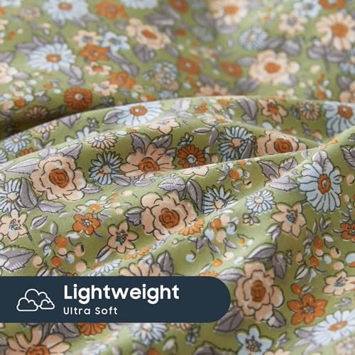 Wake In Cloud Floral Duvet Cover Set Queen Size