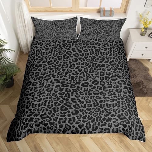 Erosebridal African Cheetah Duvet Cover Set