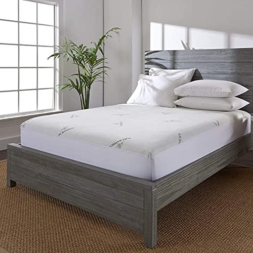 King Mattress Protector by Pure Bamboo Waterproof Breathable