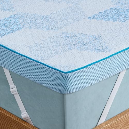 PERLECARE Firm Mattress Topper Full 3 Inch Cooling Memory Foam