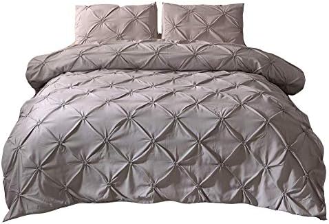 Feelyou King Duvet Cover Set with 2 Pillow Shams 1