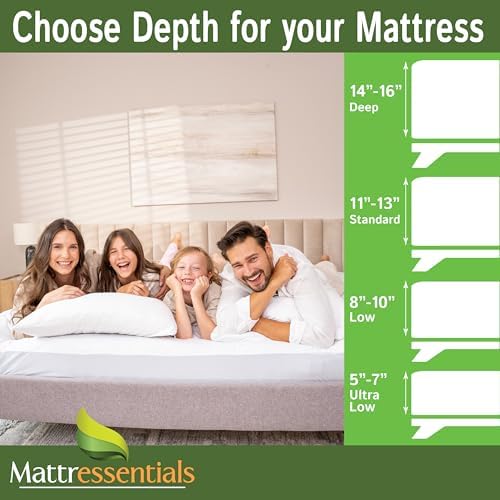 Zippered Queen Mattress Protector - Waterproof Bed Bug Cover 1