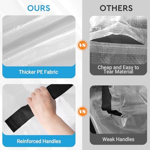 SaveAMatt Queen Mattress Encasement with 8 Handles