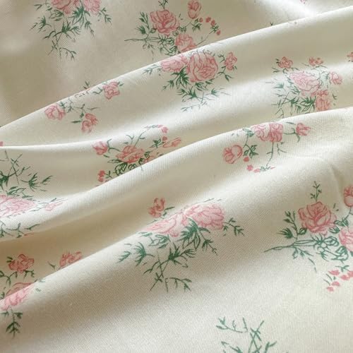 MKXI Floral Duvet Cover Set Queen Size 100 Cotton
