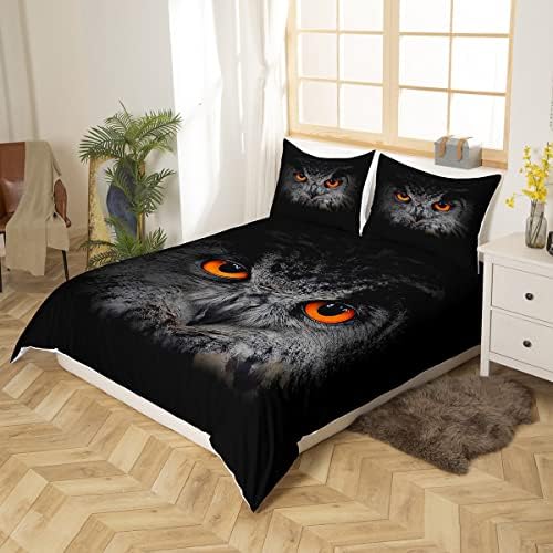 Feelyou Boys 3D Owl Duvet Cover Set Queen
