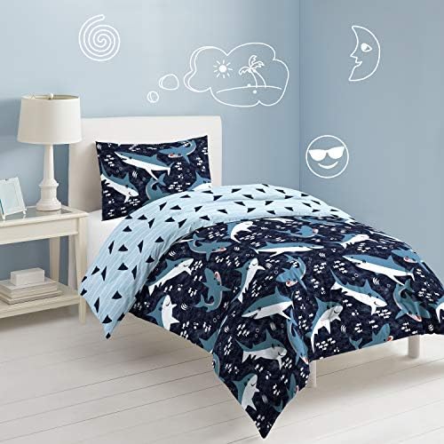 Dream Factory Sharks Boys Full Queen Comforter Set 1