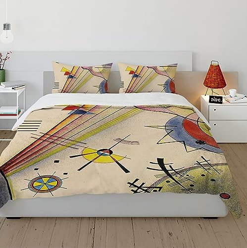 HOBBOY Kandinsky Duvet Cover Set 3 Piece Twin XL