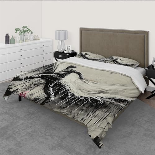 HOBBOY Hip Hop Graffiti Duvet Cover Set 3pc Twin XL