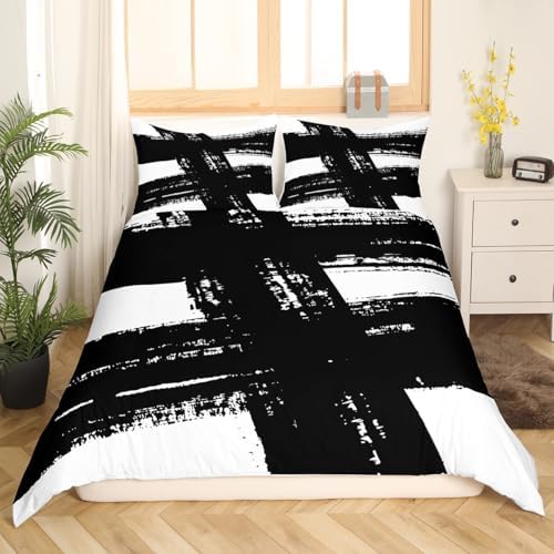 Feelyou Kids Geometry Duvet Cover Set Queen Size