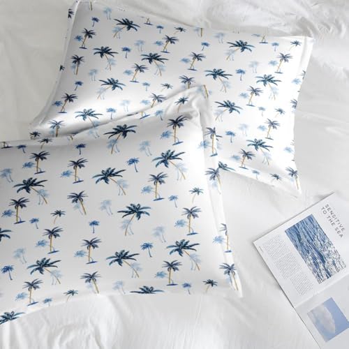 Pamnest Full Size Microfiber Bed Sheet Set with Tropical Design
