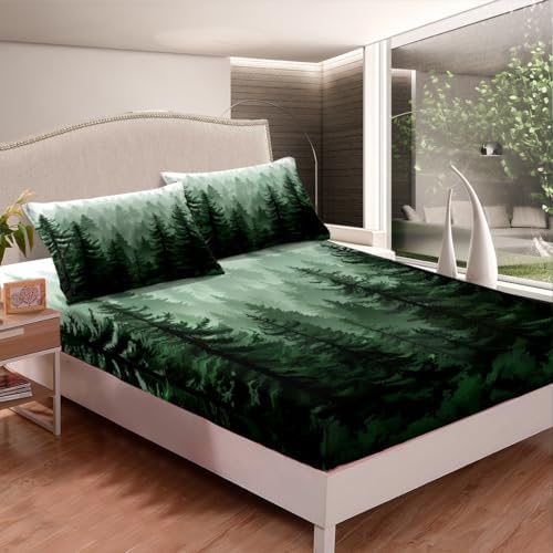 Feelyou Fog Forest Sheets 4Pcs Set
