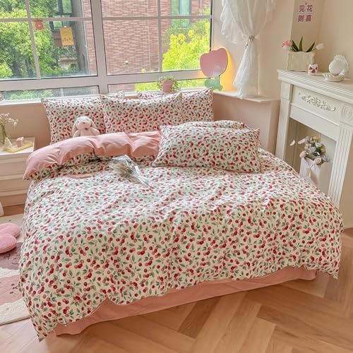 BlueBlue Cherry Kids Duvet Cover Set Twin
