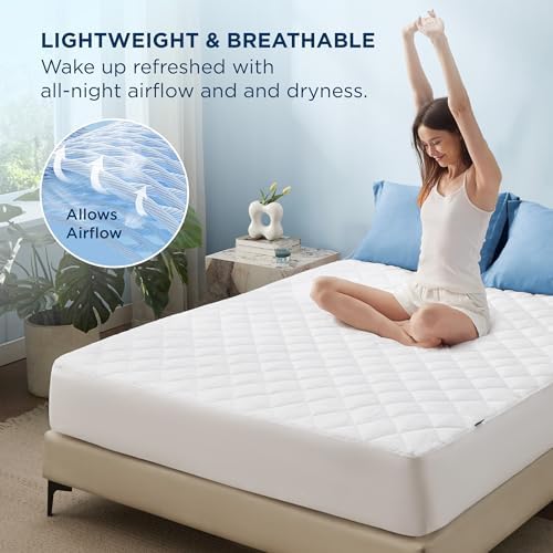 Bedsure Full Mattress Protector with Quilted Top and Deep Pocket