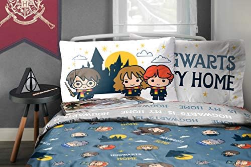Jay Franco Harry Potter Twin Bed Set Blue