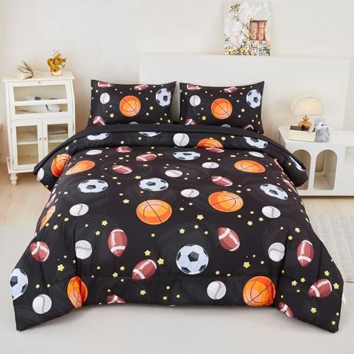 ZSYAYAHA Twin Bedding Set with Comforter 5 Pieces