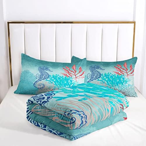 Nautical Ocean Themed Comforter Set for Kids and Adults