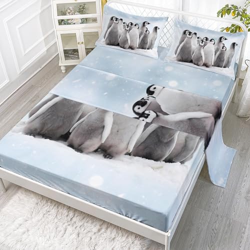 Smell Sunshine Penguin Sheets Set 4Pcs for Kids