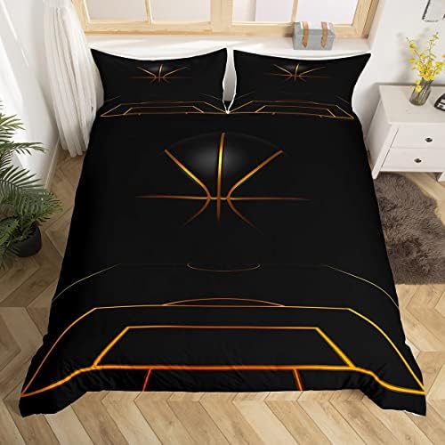 Feelyou Basketball Theme Duvet Cover Set for Kids