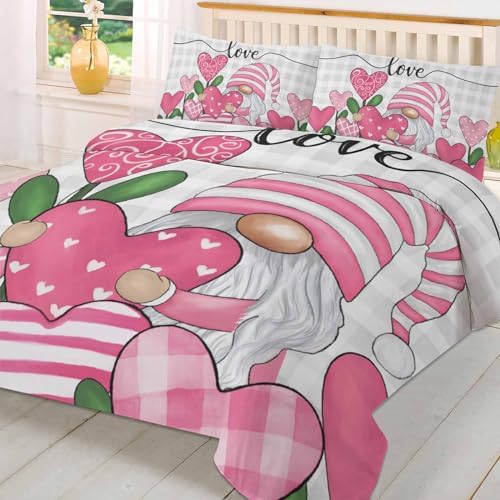 LooPoP Valentine Comforter Set 3-Piece California King