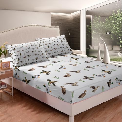 Feelyou Kids Duck Fitted Sheet Set