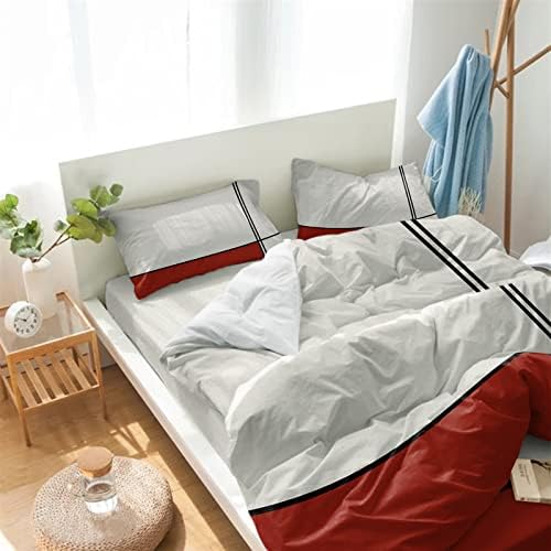 LooPoP 4PCS California King Duvet Cover Set