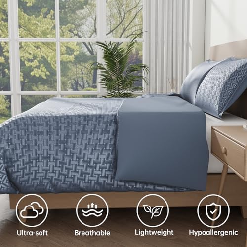 PAJEO King Size Duvet Cover Set 3 Pieces