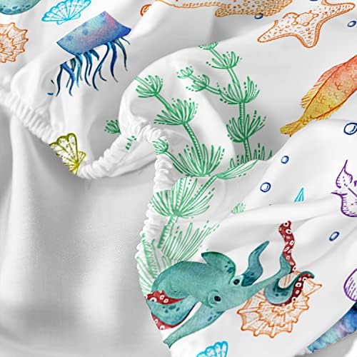 Sea Turtle Fitted Sheet with 2 Pillowcases