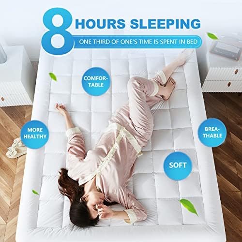 Cooling Mattress Pad Cover Pillow Top - Full Size