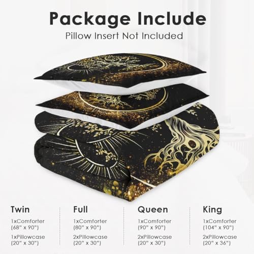 WeCozy Queen Size Comforter Set with 2 Pillowcases