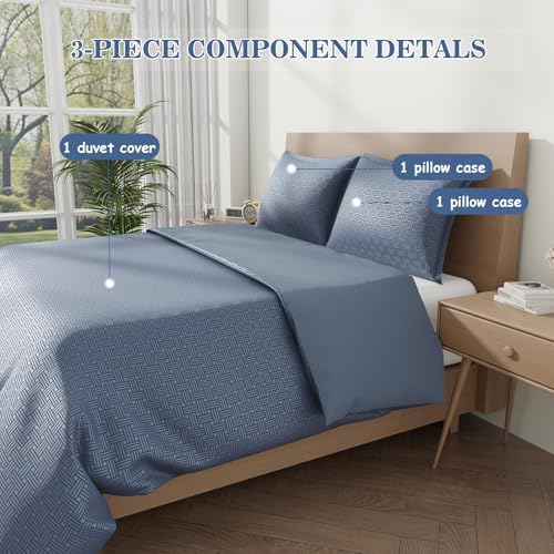 PAJEO King Size Duvet Cover Set 3 Pieces