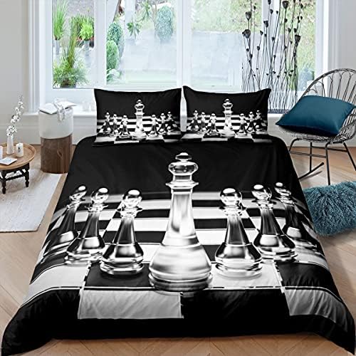 Erosebridal Chess Duvet Cover Set Twin Size